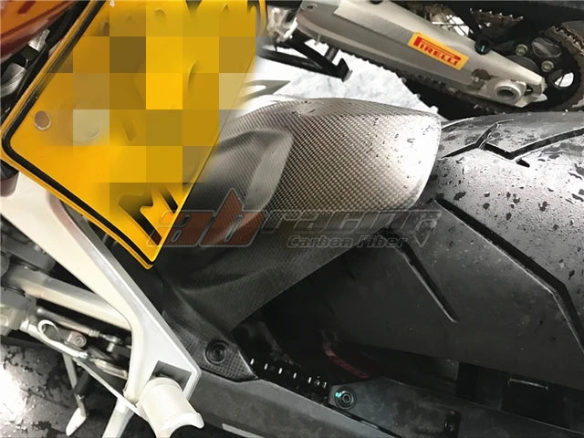 Rear Hugger Mud Guard Fender Cowl Fairing For Ducati 899 959 2014-2015 Full Carbon Fiber 100%