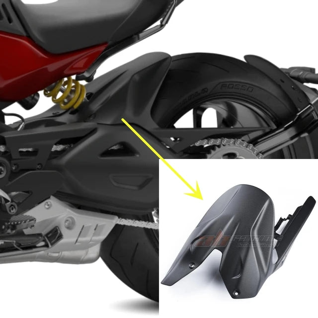 Rear Hugger Tire Mud Guard Fairing For Ducati Diavel V4 2023+ Full Carbon Fiber 100%