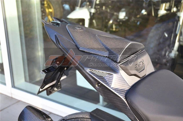 Seat Top Cover Replacement Passenger For Bmw S1000rr 2015 2016 2017 2018 Full Carbon Fiber 100% Twill