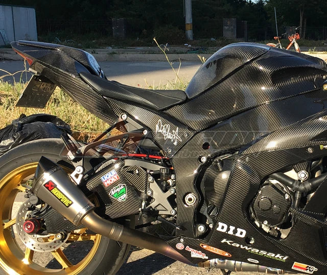 Sub Frame Heat Sheild Cover For Kawasaki Zx10r 2016 -2021 Full Carbon Fiber 100%