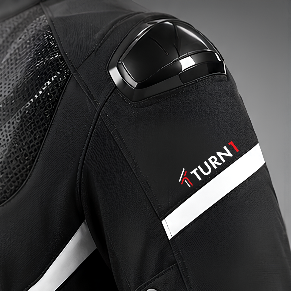 Protective Mesh Textile Motorcycle Riding Jacket with TPU Shoulder Sliders