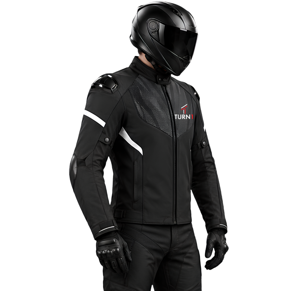 Protective Mesh Textile Motorcycle Riding Jacket with TPU Shoulder Sliders