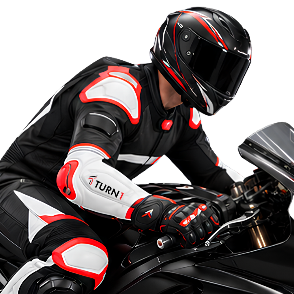 Full-Grain Leather Motorcycle Racing Suit with CE Level 2 Armor