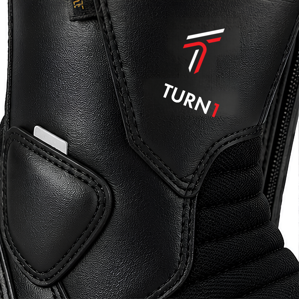 Protective Motorcycle Riding Boots with Side Zipper & Ankle Protection