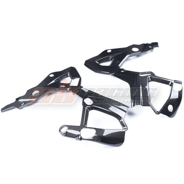 Side Frame Cover Protection Frame Cover Trim Spoiler For BMW S1000XR 2020 2023 Full Carbon Fiber 100%