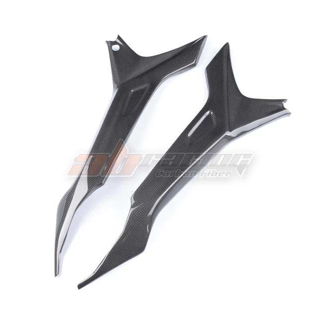 Side Frame Cover Protection Frame Cover Trim Spoiler For Ducati Hyperstrada 821 2015-2017 Full Carbon Fiber 100%