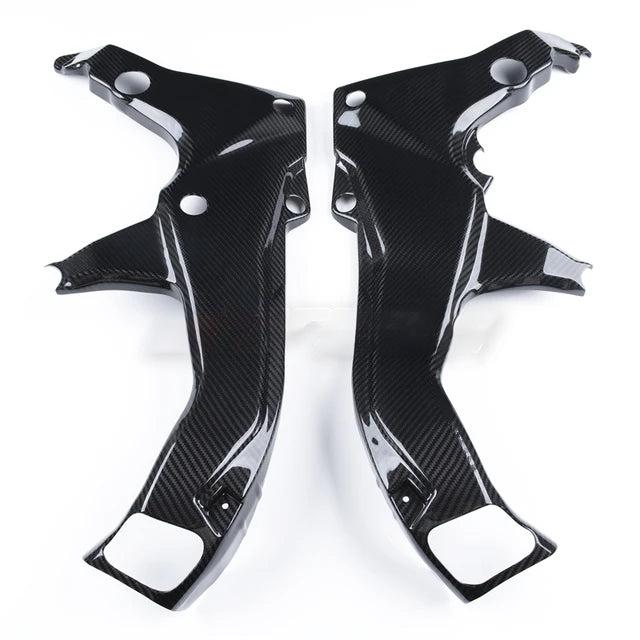 Side Frame Cover Protection Frame Cover Trim Spoiler For Kawasaki Z1000 2014 1019 Full Carbon Fiber 100% -