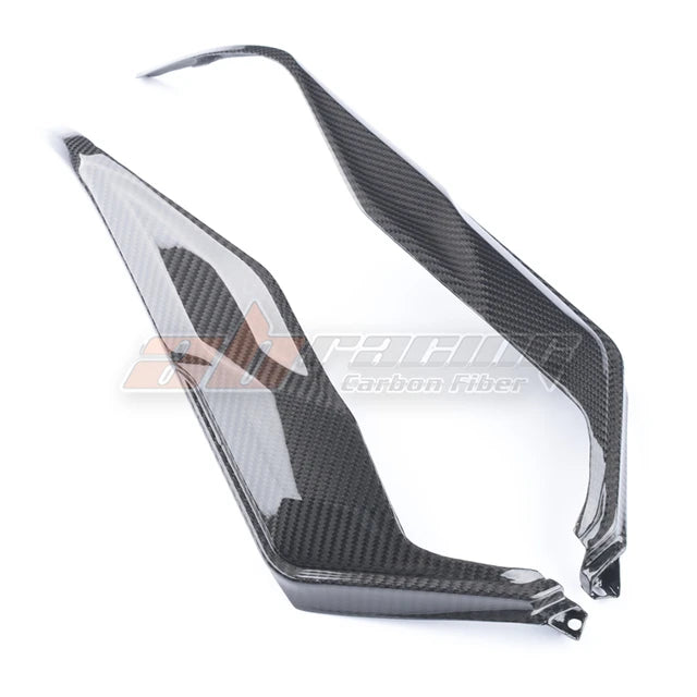 Tank Side Seat Cover Panel Fairing Cowl For Triumph Street Triple 765 2020-2021 Carbon Fiber