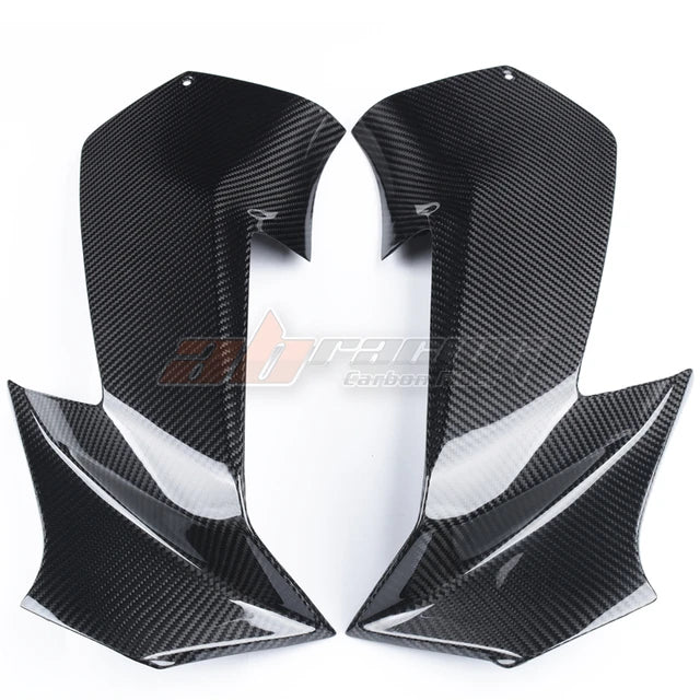 Under Handlebar Protection Side Cover Panels Trim Fairings For HondaCBR 1000RRR 2020 2023 Full Forged Carbon Fiber 100%
