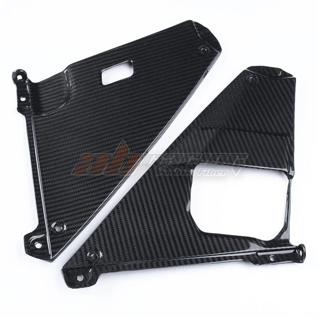 Under Inner Front Cowlings Protective Trim Fairings For Suzuki GSX1300 R Hayabusa 2021 2023 Full Carbon Fiber 100%