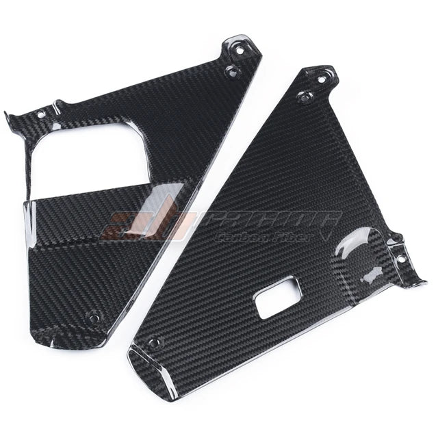 Under Inner Front Cowlings Protective Trim Fairings For Suzuki GSX1300 R Hayabusa 2021 2023 Full Carbon Fiber 100%