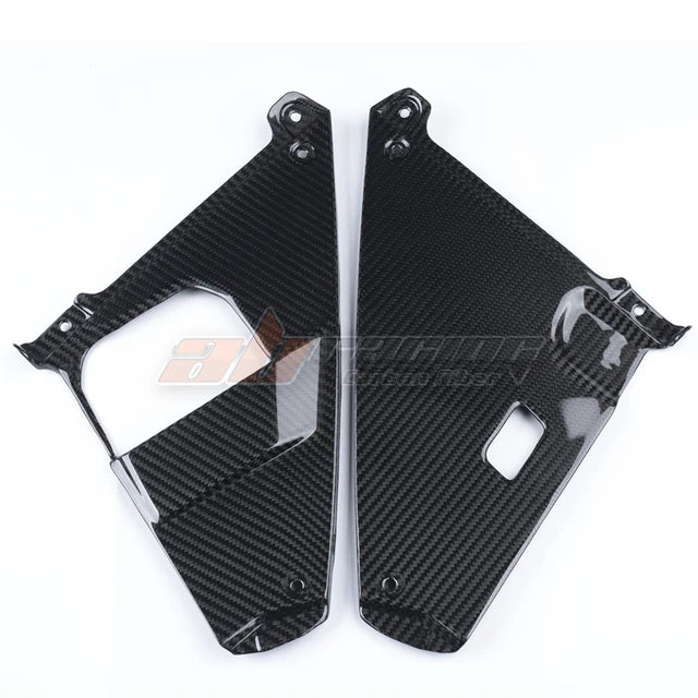 Under Inner Front Cowlings Protective Trim Fairings For Suzuki GSX1300 R Hayabusa 2021 2023 Full Carbon Fiber 100%