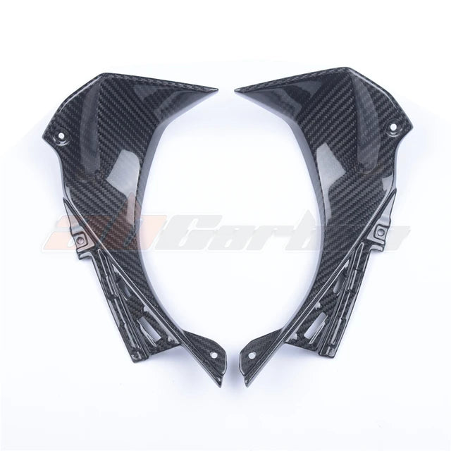 Air Duct Cover Side Panels Upper For Kawasaki Zx6r 2019 -2020 Full Carbon Fiber 100%