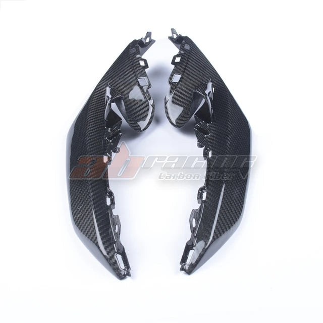 Upper Side Air Ram Panel Fairing Cowl For Suzuki Gsxr1000 2009-2015 Full Carbon Fiber 100% - Covers & Ornamental Mouldings -