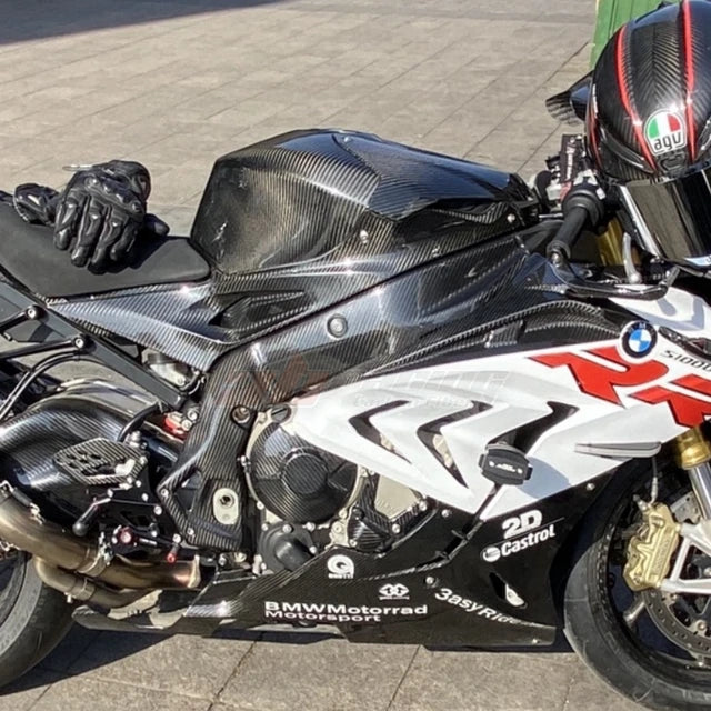 Upper Side Fairings Panels Side Covers Cowlings For BMW S1000RR 2015 2019 Full Carbon Fiber 100%panel