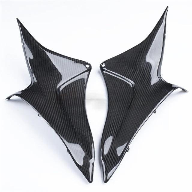 Upper Side Panels Trim Fairing Cowling  For HONDA CBR 600RR 2007 2012 Full Carbon Fiber 100%